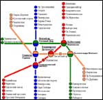 Metro scheme - Peterburg