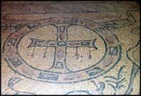 Byzantine mosaic at Qasr Libya
